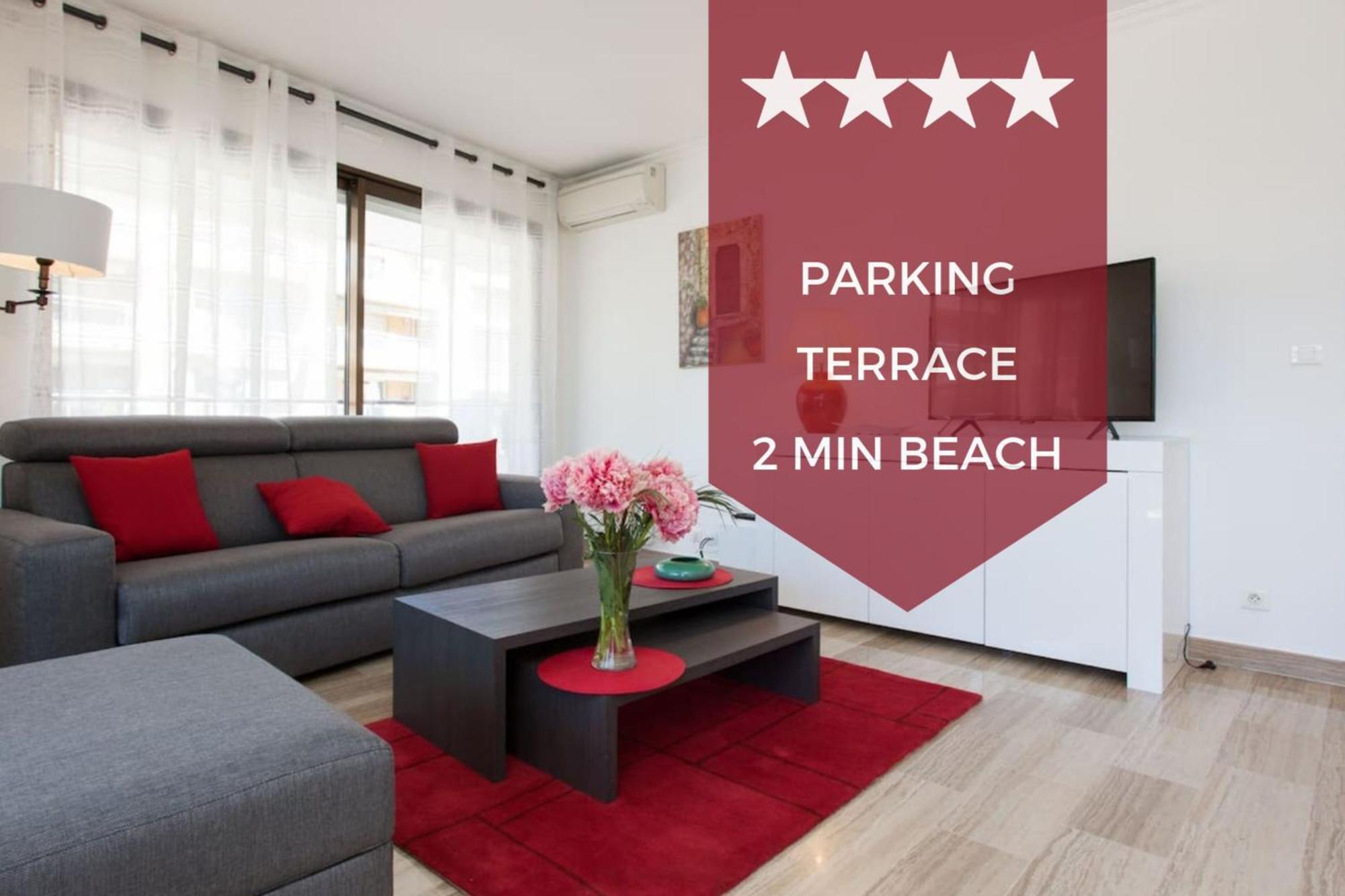 3-Room Apartment With Terrace In Palm Beach Cannes Exteriör bild